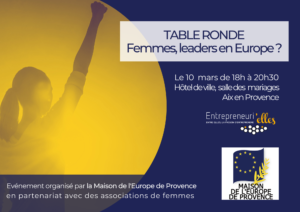 débat "Femmes leaders en Europe", Maison de l"Europe de Provence