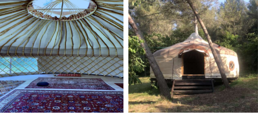 yourte de Marie Simiane Collongue