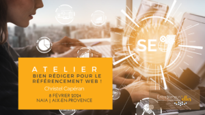 Atelier sur le référencement web animé par Christel Capéran