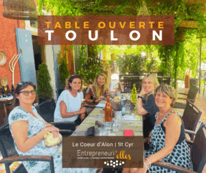 Table ouverte entrepreneures Toulon